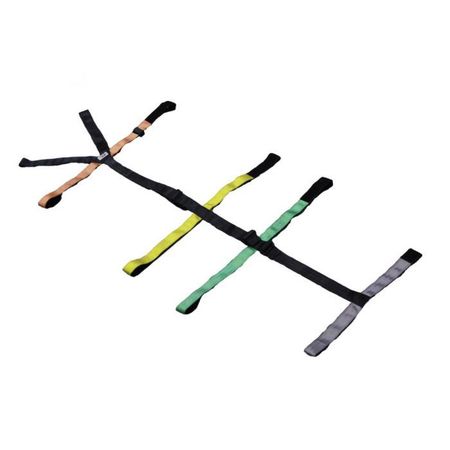 Kemp Usa Color Coded 10-PT Patient Restraint Spineboard Straps 10-308
